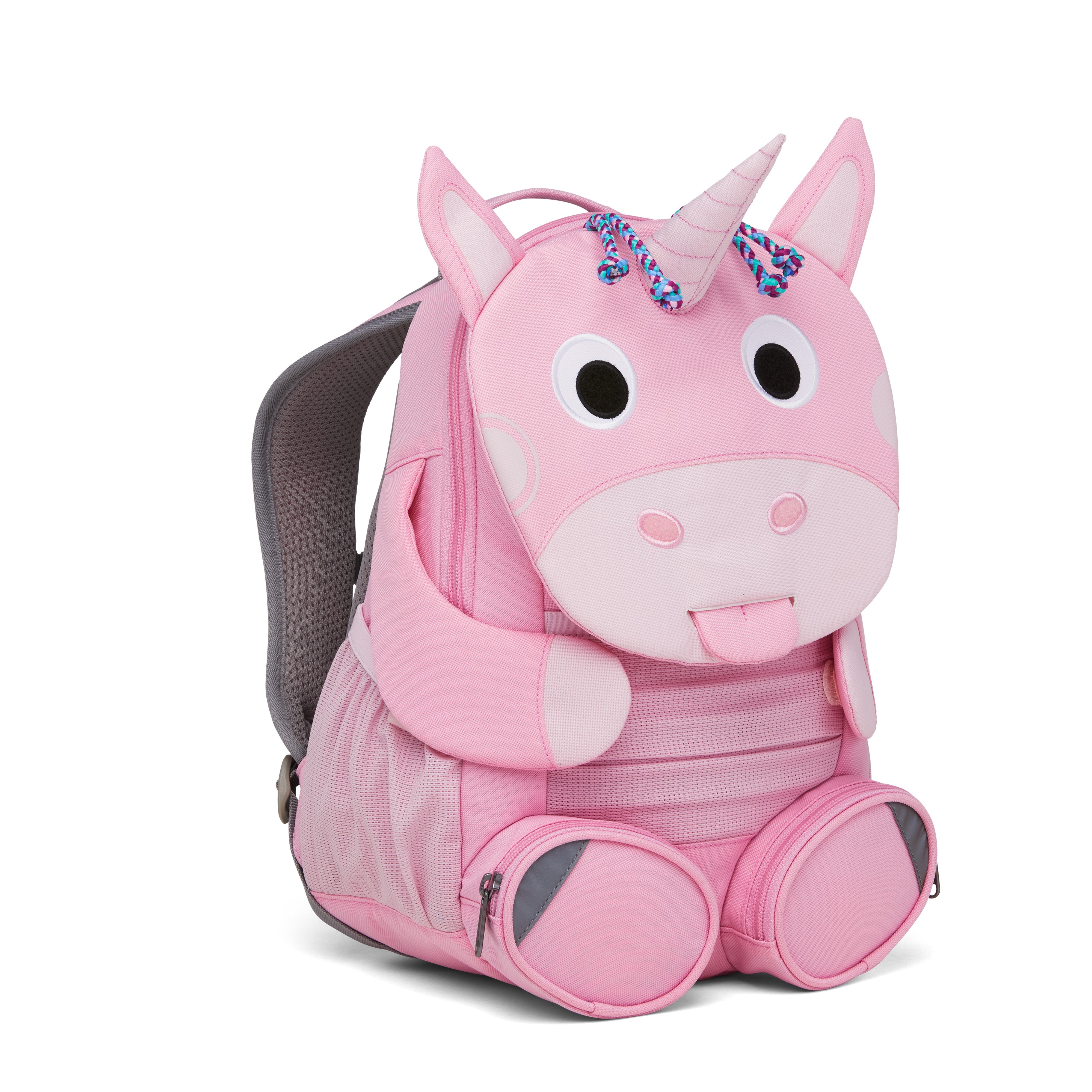 Affenzahn zainetto kids in tessuto Rosa GRANDE AMICO.UNICORNO