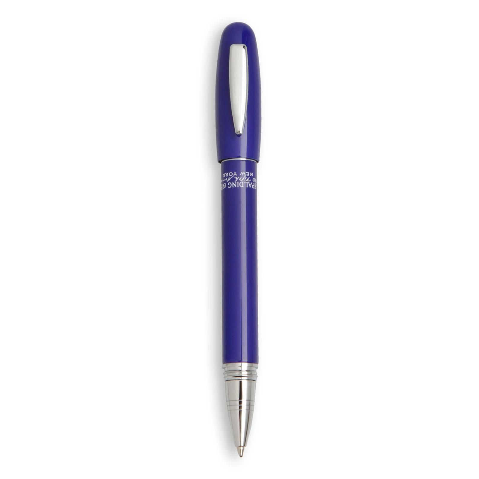 Spalding penna in ottone e acrilico "Short classic pens" Blu 170131.U706 BLUE