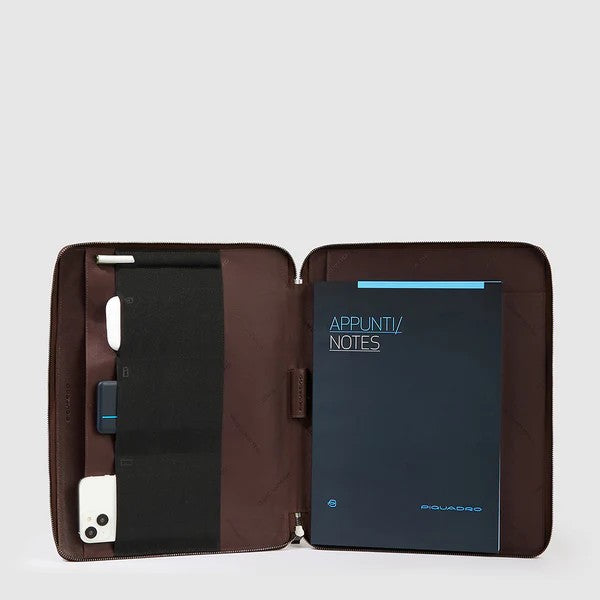 Piquadro porta blocco in pelle "Carl" Blu PB5448S129.BLU