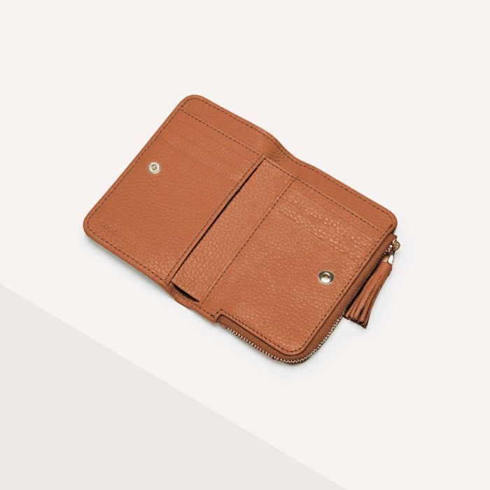 Coccinelle portafogli in pelle "Tassel" Cuoio E2MU011C101.W12 CUIR