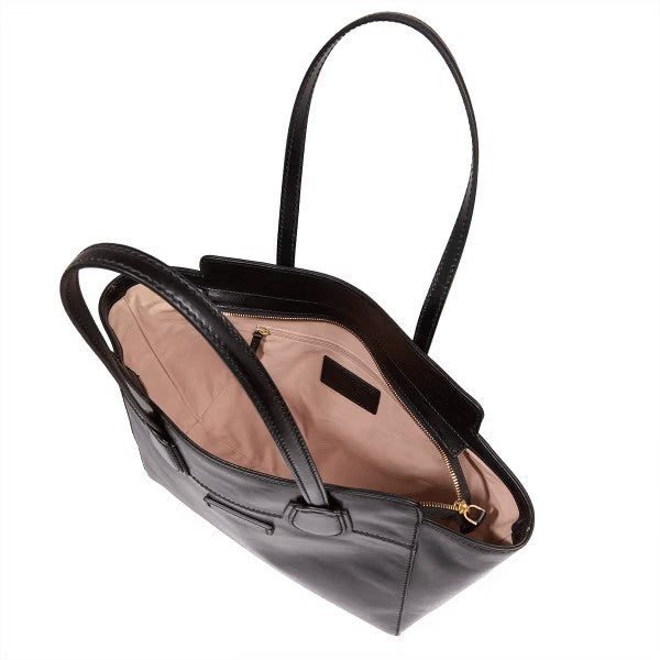 The Bridge borsa shopping in pelle "Elettra" Nero 04154401.30