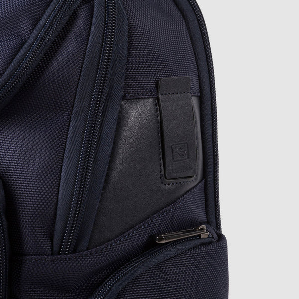 Piquadro zaino in tessuto e pelle "Brief 2 Bag Motic" Blu CA4439BR2BM.BLU