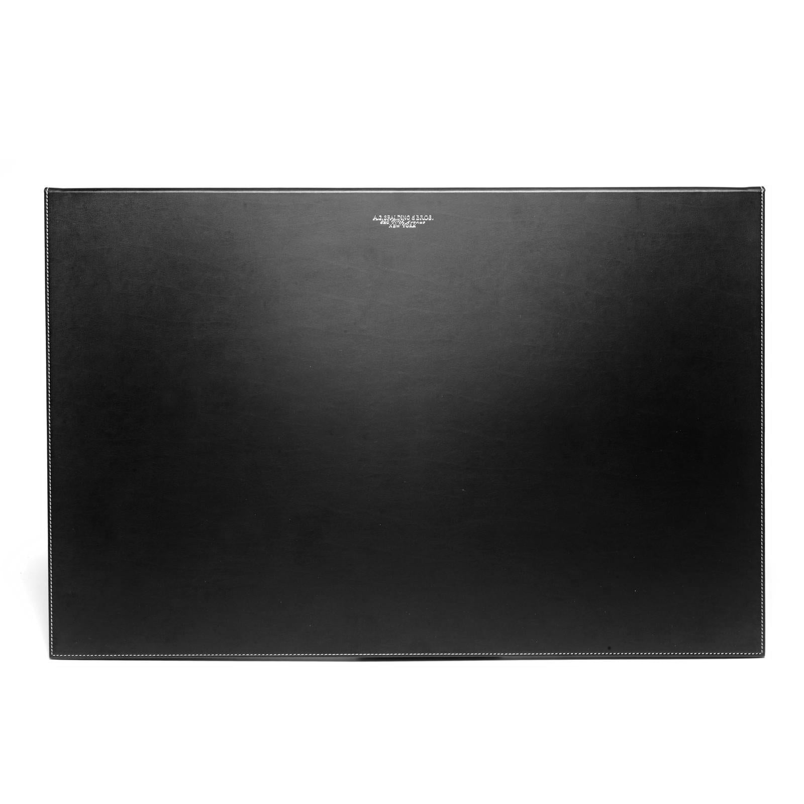 Spalding sottomano in pelle "Desk pad" Nero 584245U.900