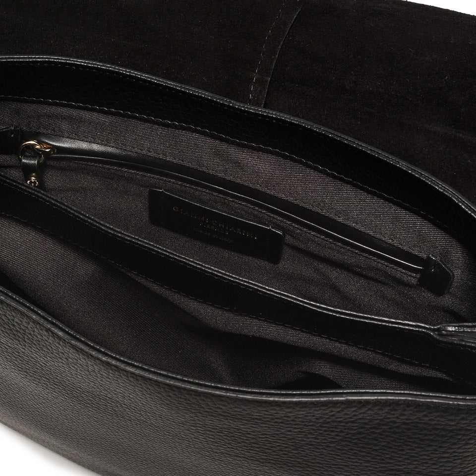 Gianni Chiarini borsa a spalla in pelle "Helena Round" Nero BS6037GRN-NA.001 NERO