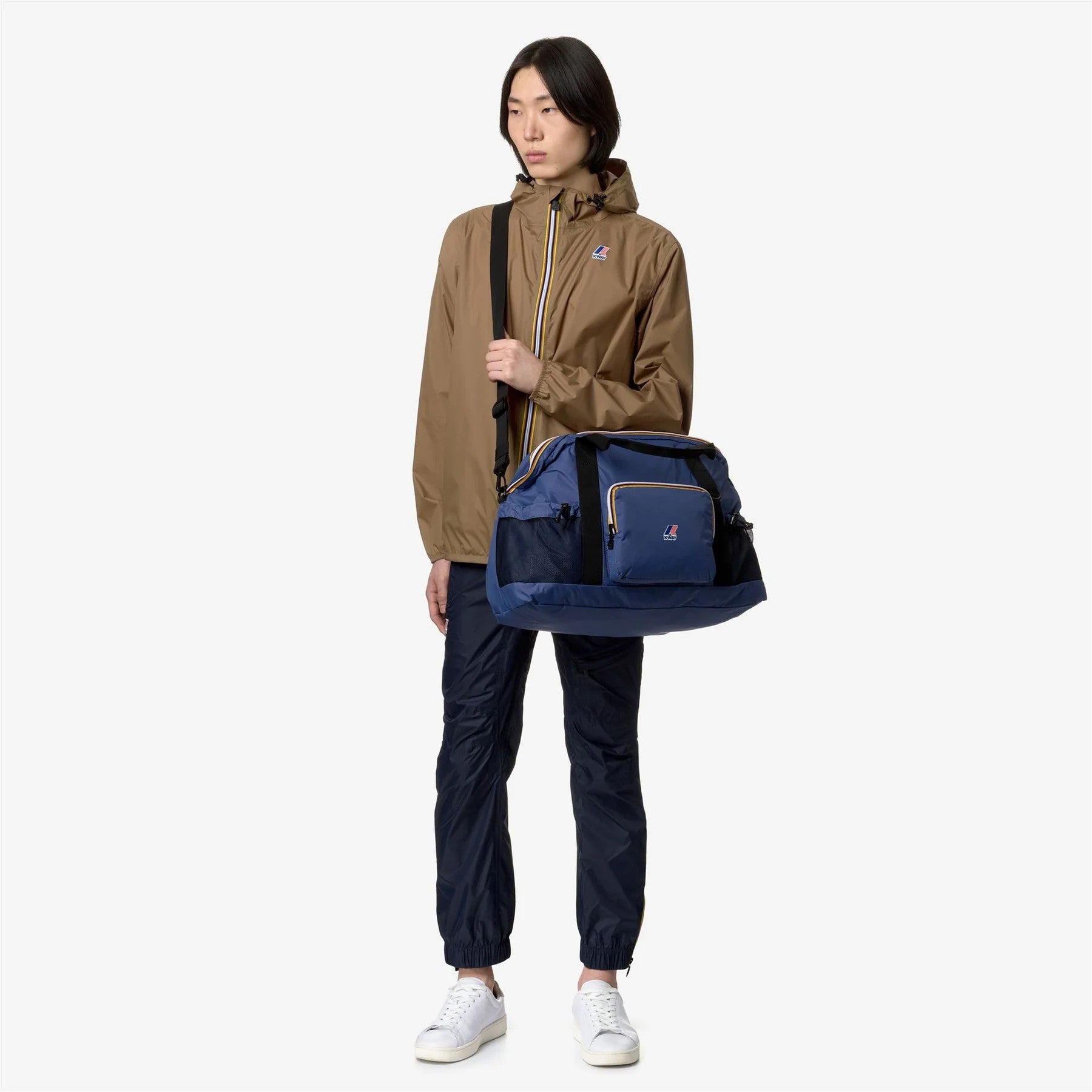 KWay borsone in tessuto "Marcel" Blu MARCEL.BLUE INDIGO
