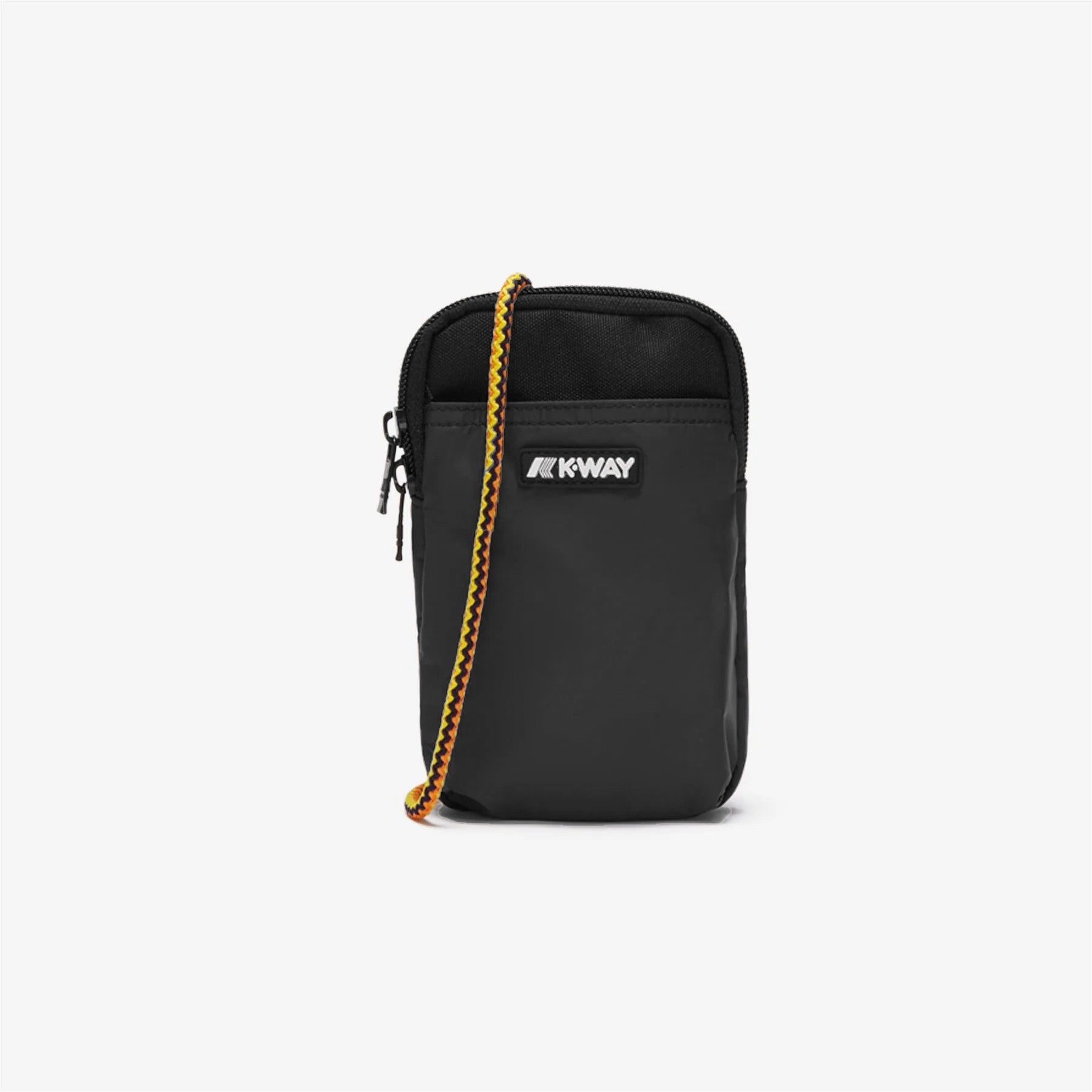 KWay porta cellulare in tessuto "Vitree" Nero VITREE.BLACK PURE
