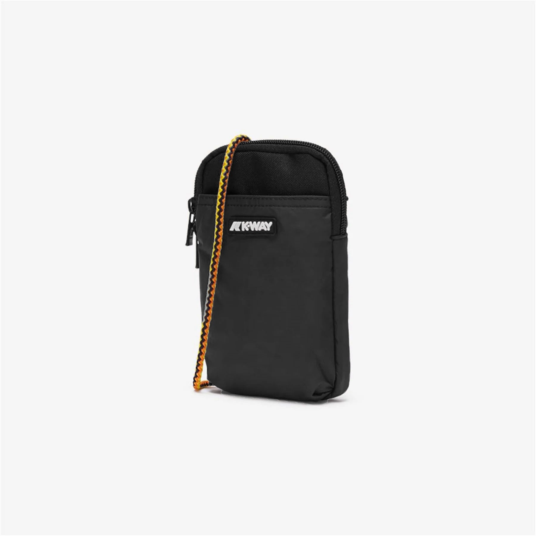 KWay porta cellulare in tessuto "Vitree" Nero VITREE.BLACK PURE