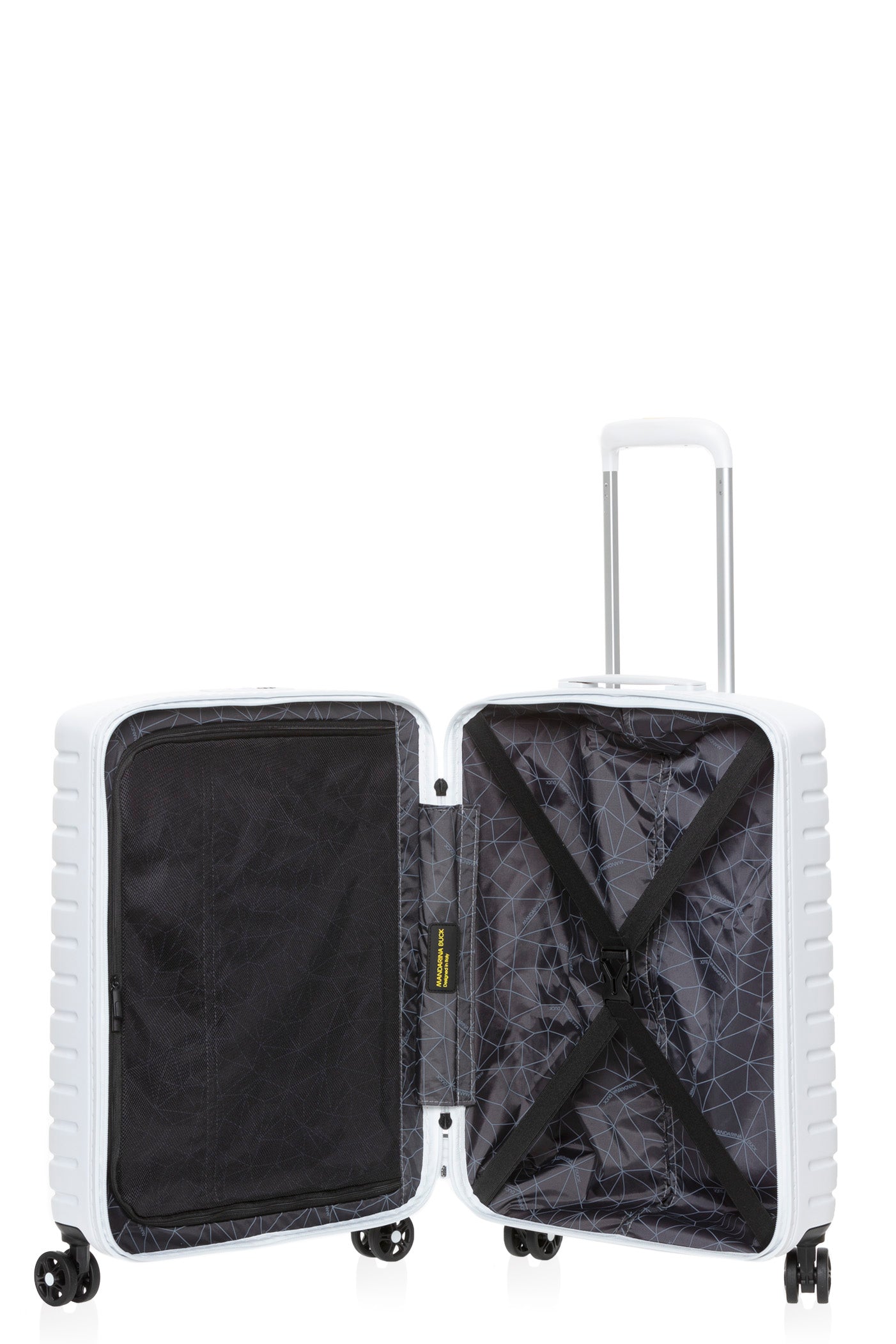 Mandarina Duck trolley cabina in policarbonato "Flyduck" Bianco KNV01.27O BLANC