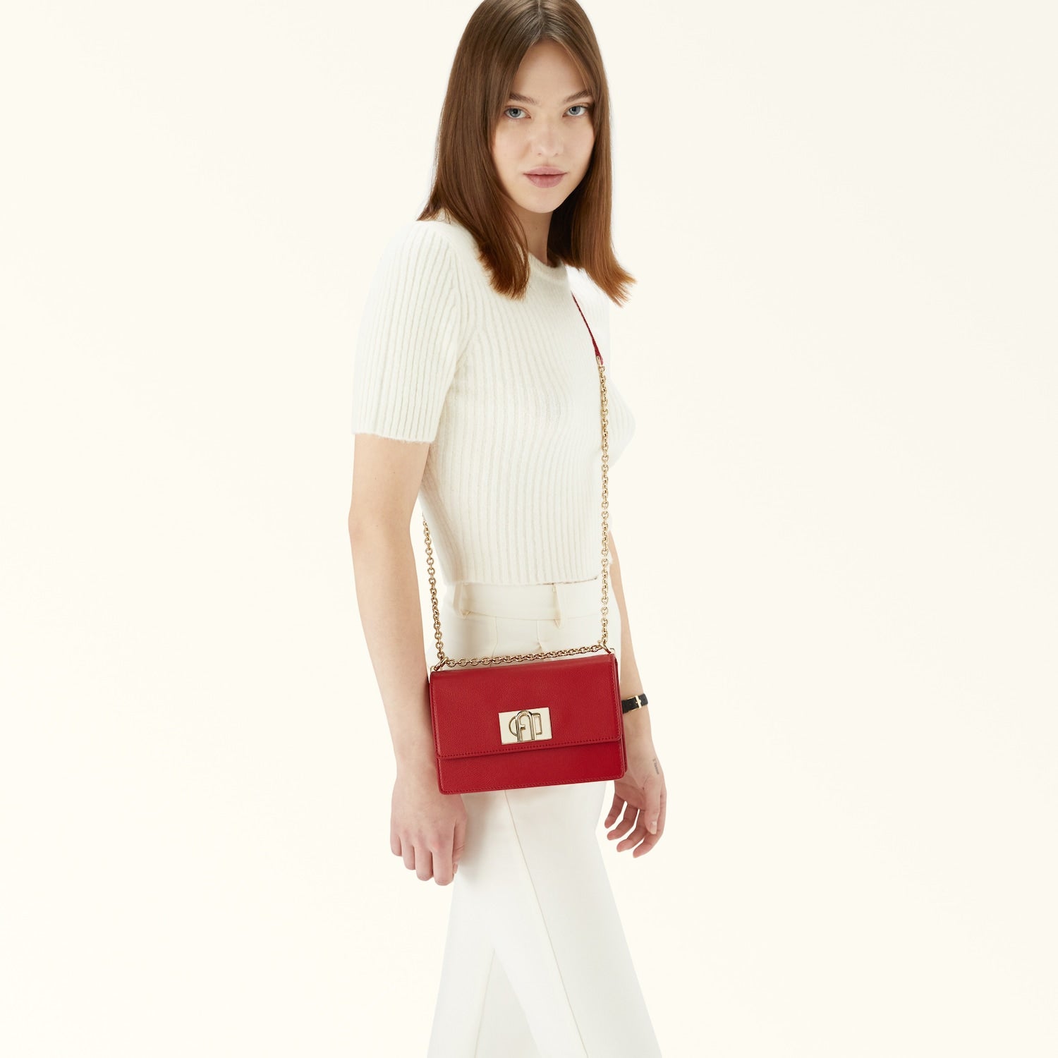 Furla borsa a tracolla in pelle "1927" Rosso BAFKACO.2673S ROSSO VENEZIANO