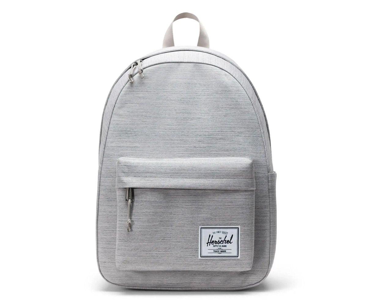 Herschel zaino in tessuto "Classic XL" Grigio CLASSIC XL.LIGHT GREY CROSSHAT