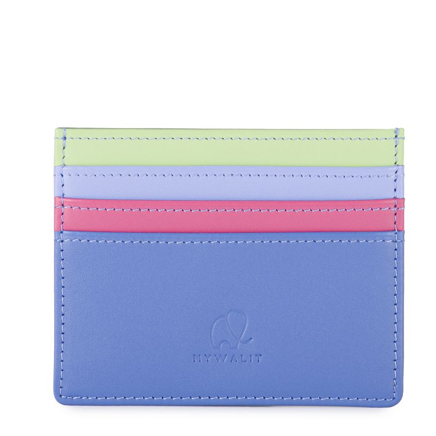 Mywalit porta carte di credito in pelle "Classic" Multicolor 110.181 VIOLA