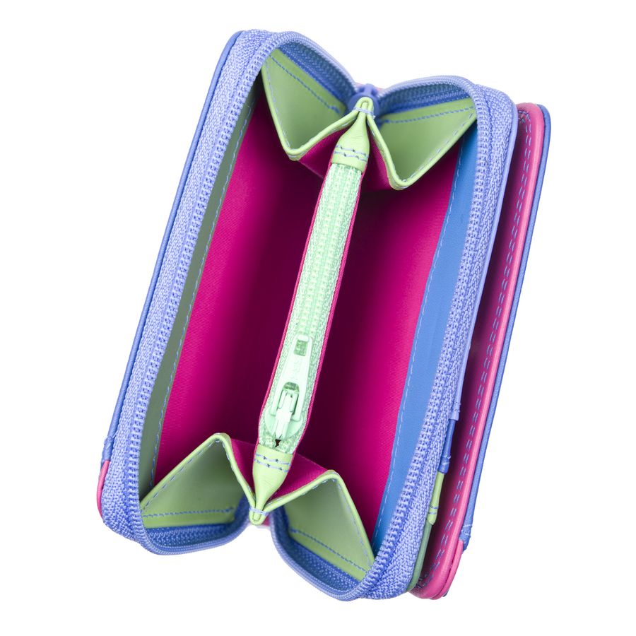 Mywalit portafogli piccolo in pelle "Classic" Multicolor 226.181 VIOLA