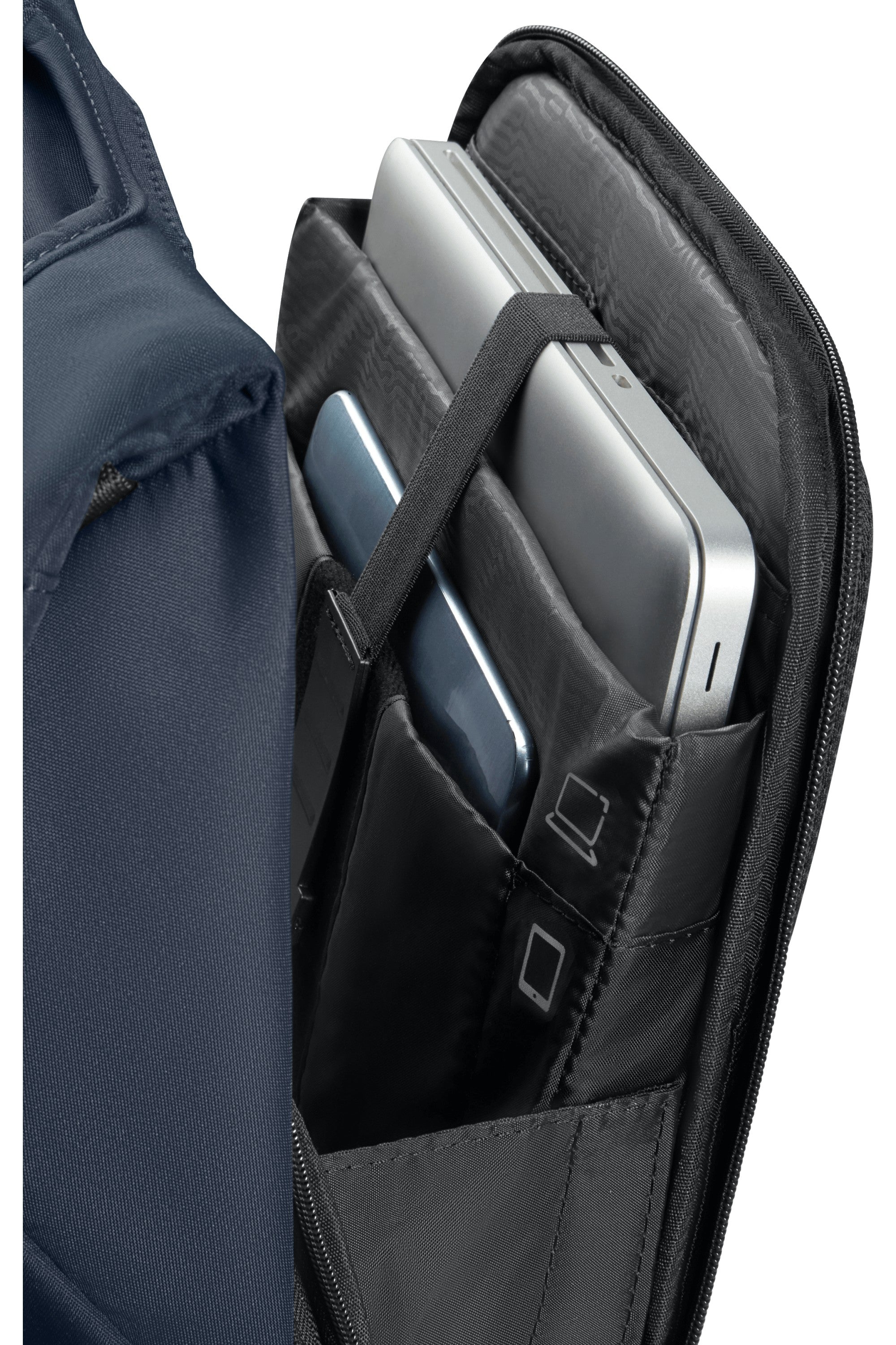 Samsonite zaino porta pc in polietilene riciclato "Securipack 2 Blu 150941.1247 DARK BLUE