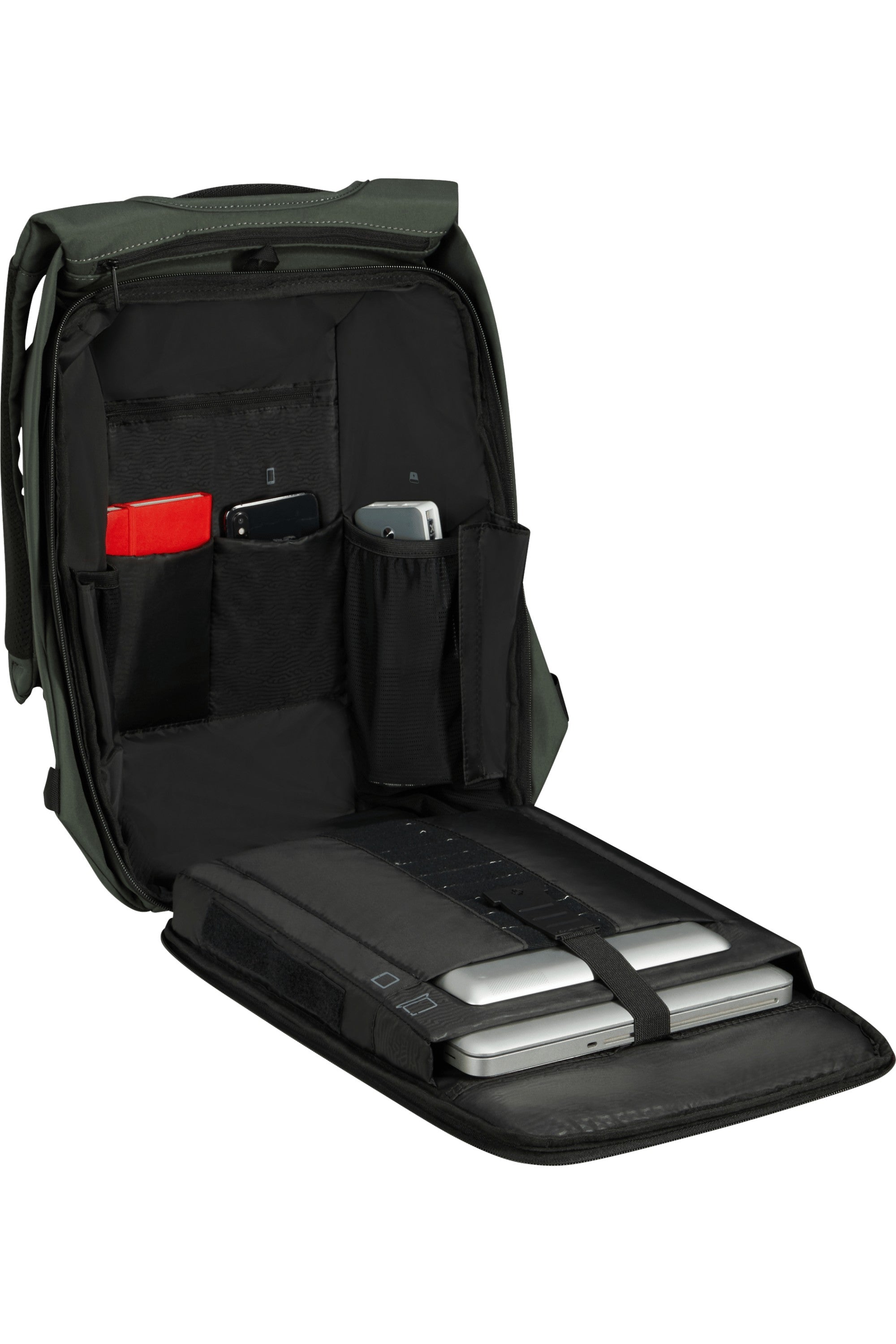 Samsonite zaino porta pc in polietilene riciclato "Securipack 2 Verde 150941.1388 GREEN