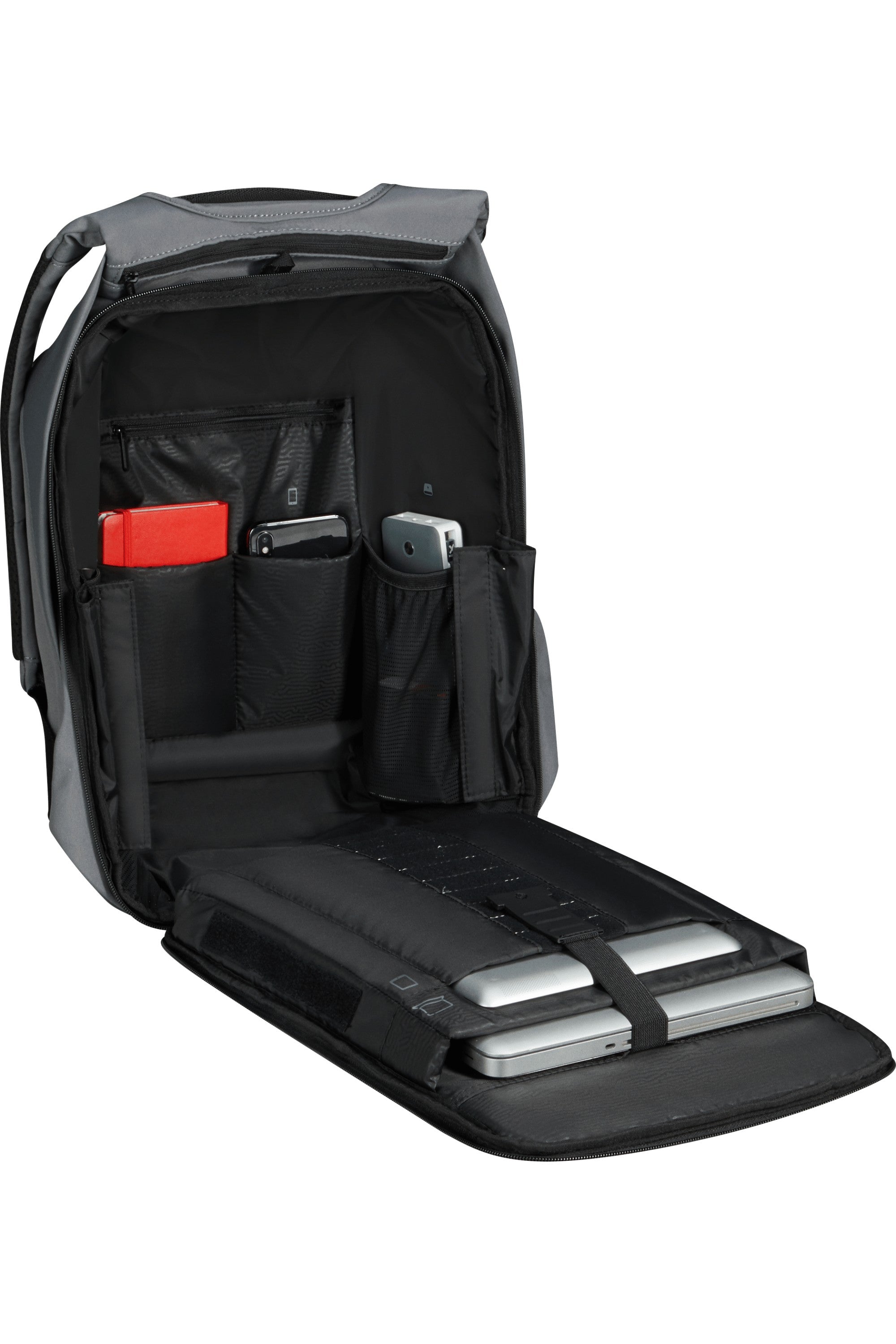 Samsonite zaino porta pc in polietilene riciclato "Securipack 2 Grigio 150941.1408 GREY