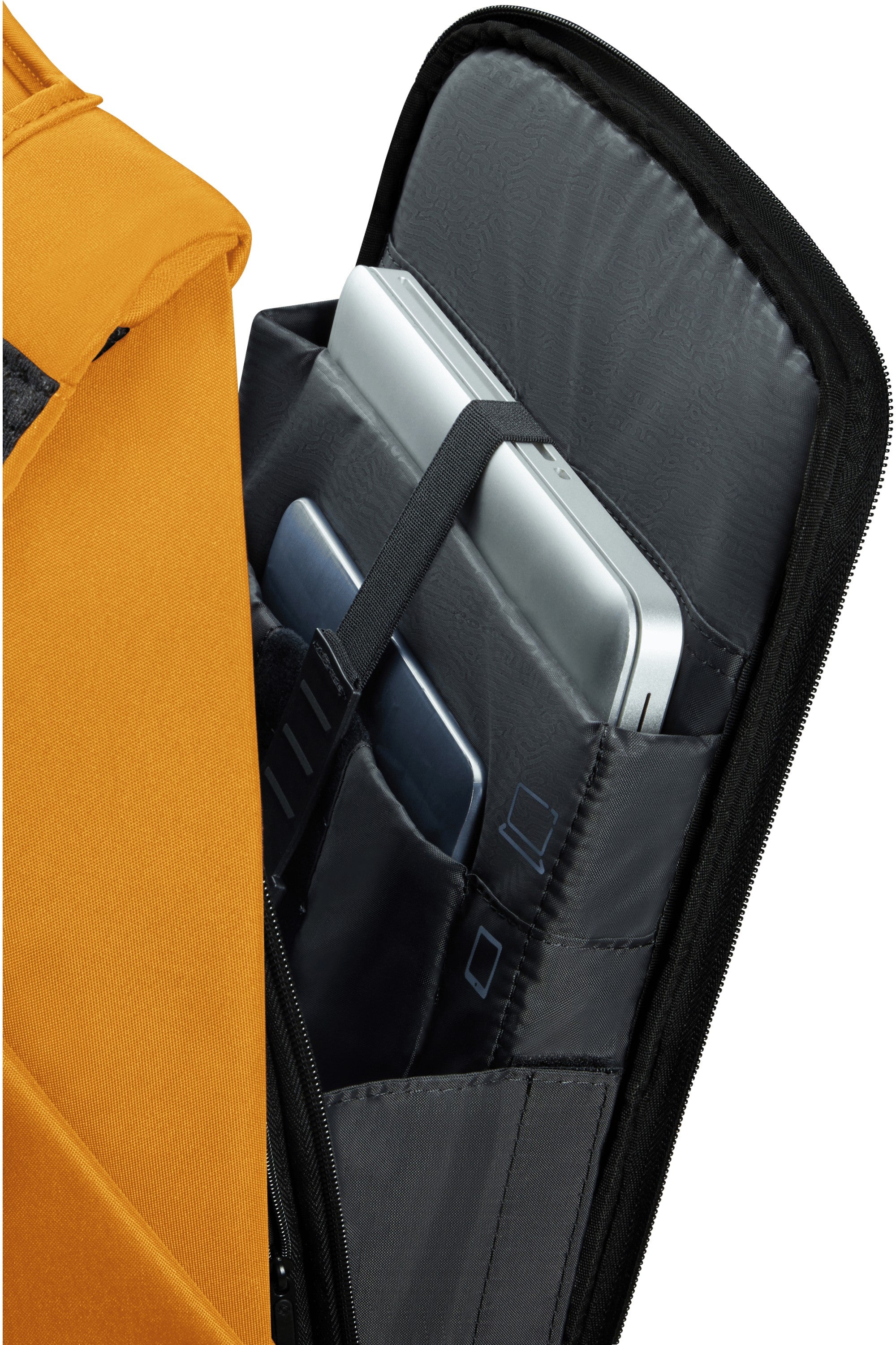 Samsonite zaino porta pc in polietilene riciclato "Securipack 2 Giallo 150941.4702 RADIANT YELLOW