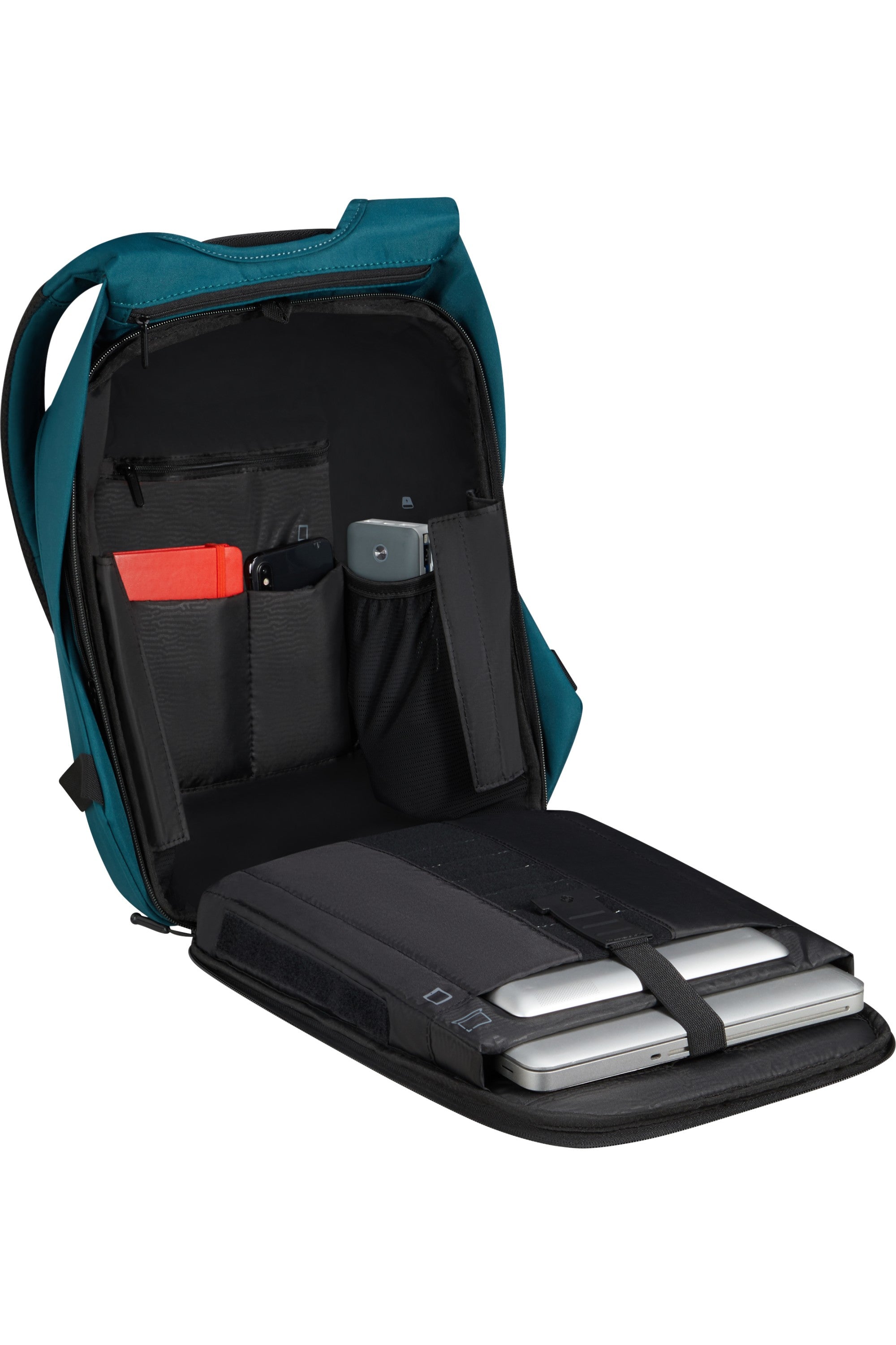 Samsonite zaino porta pc in polietilene riciclato "Securipack 2 Verde 150940.4828 PETROL