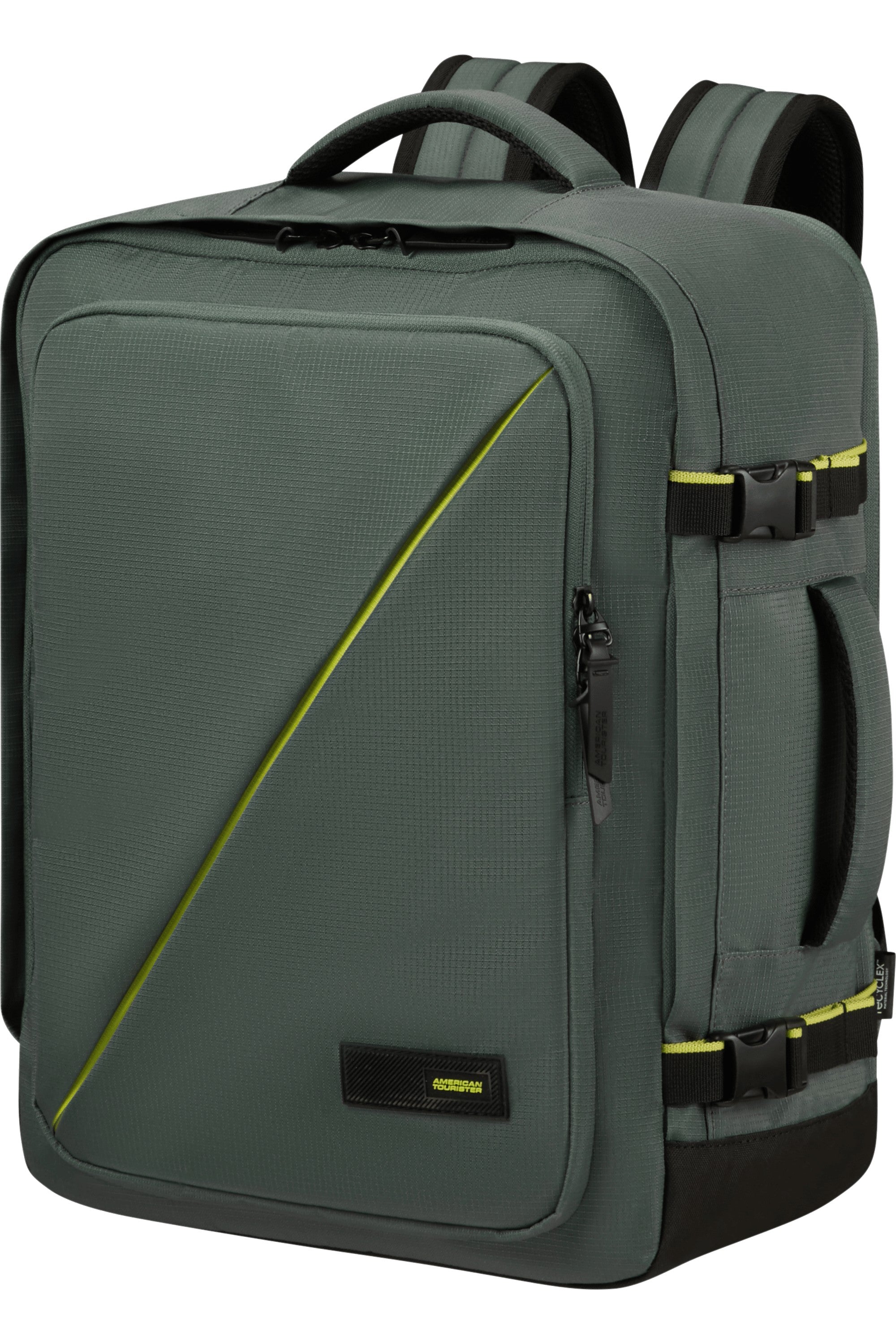 American Tourister zaino da viaggio in tessuto "Take2cabin" Verde 149175.DARK FOREST