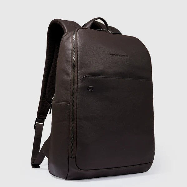 Piquadro zaino in pelle "Black Square" Marrone CA6501B3.TM