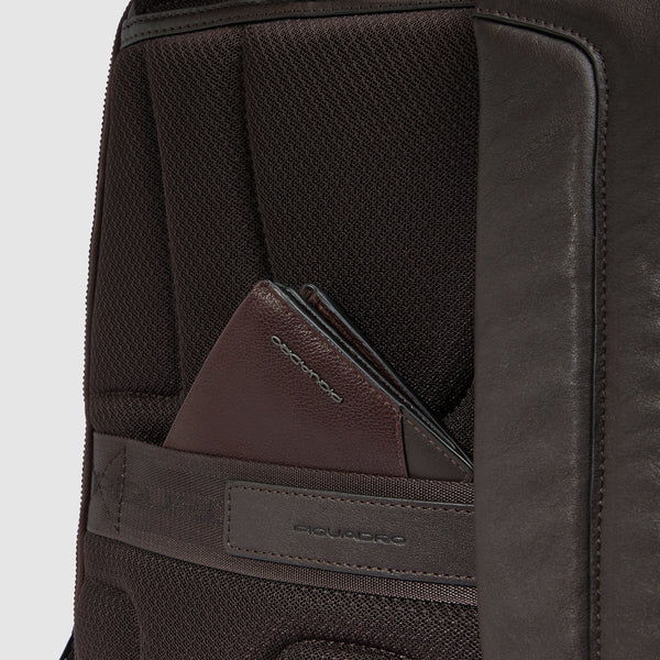 Piquadro zaino in pelle "Black Square" Cuoio CA6503B3.CU
