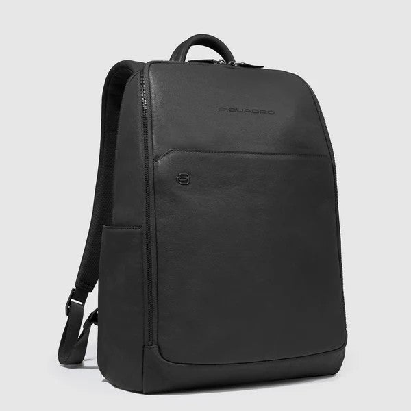 Piquadro zaino in pelle "Black Square" Nero CA6503B3.N