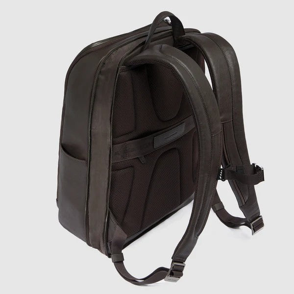 Piquadro zaino in pelle "Black Square" Nero CA6503B3.N