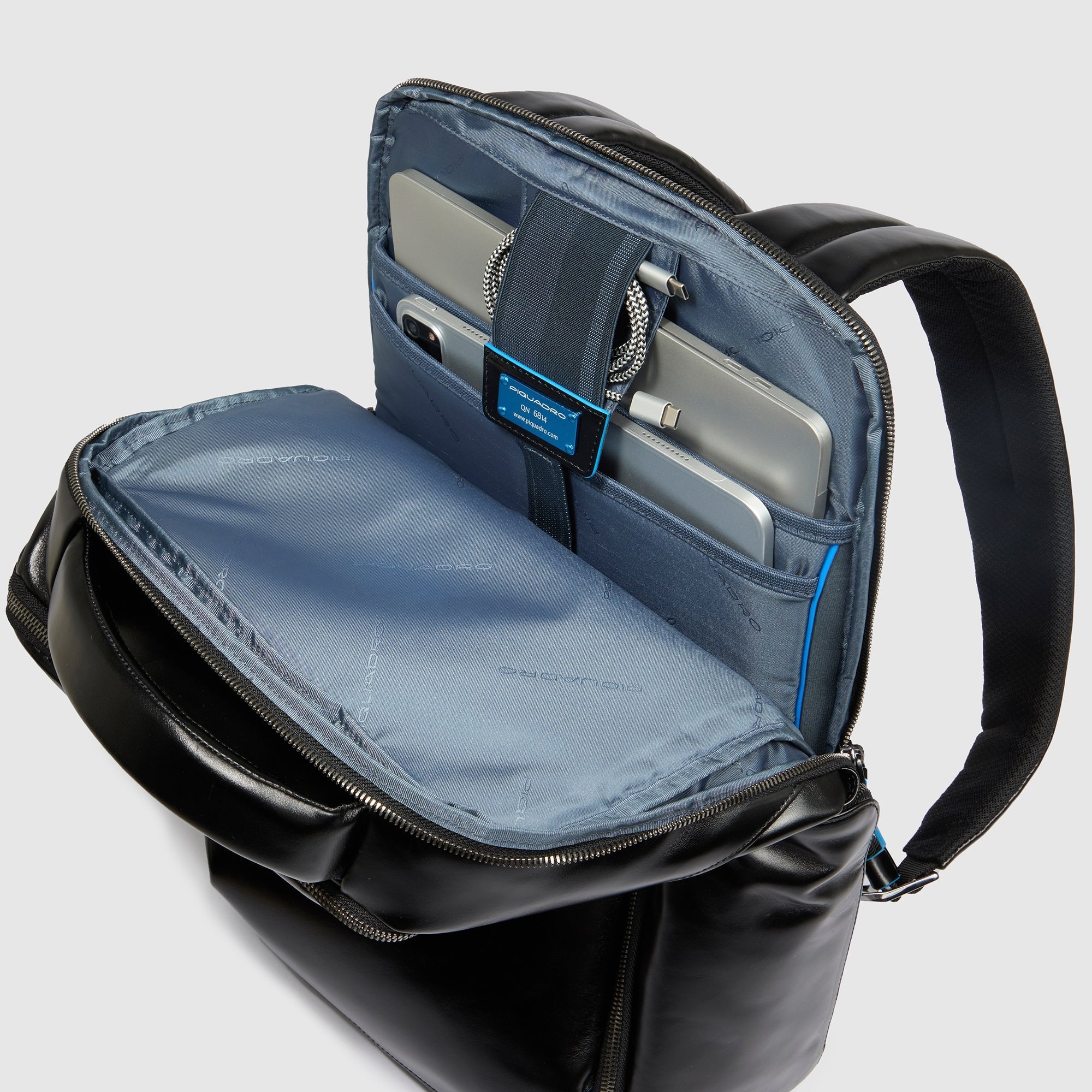 Piquadro zaino in pelle "Blue Square" CA6592B2BM.BLU2