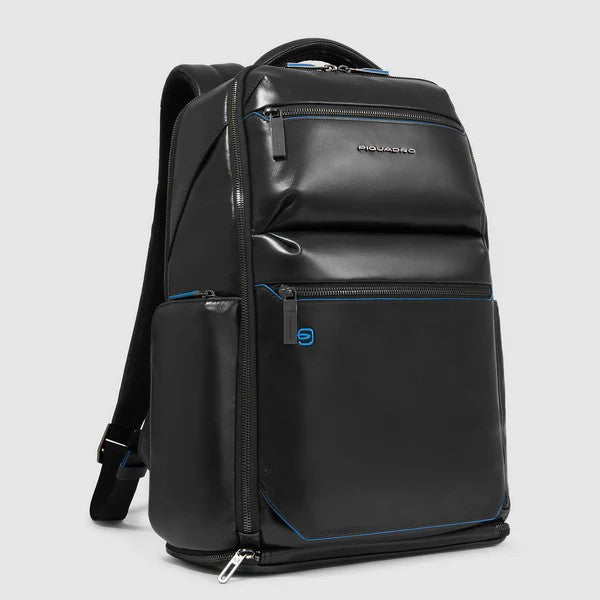 Piquadro zaino in pelle "Blue Square" Nero CA6592B2BM.N