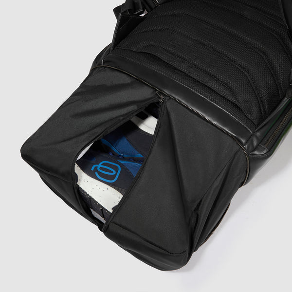 Piquadro zaino in pelle "Blue Square" Nero CA6592B2BM.N