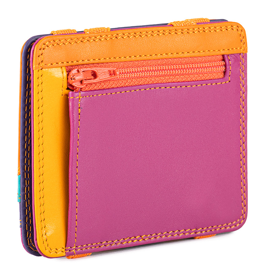Mywalit portafogli compatto con elastici in pelle "Classic" Multicolor 111.115 COPACABANA