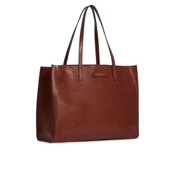 The Bridge borsa shopping in pelle "Mirra" Marrone 04131401.14