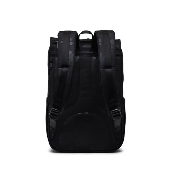 Herschel zaino in tessuto "Little America Mid" Nero LITTLE AMERICA MID.BLACK FLORA