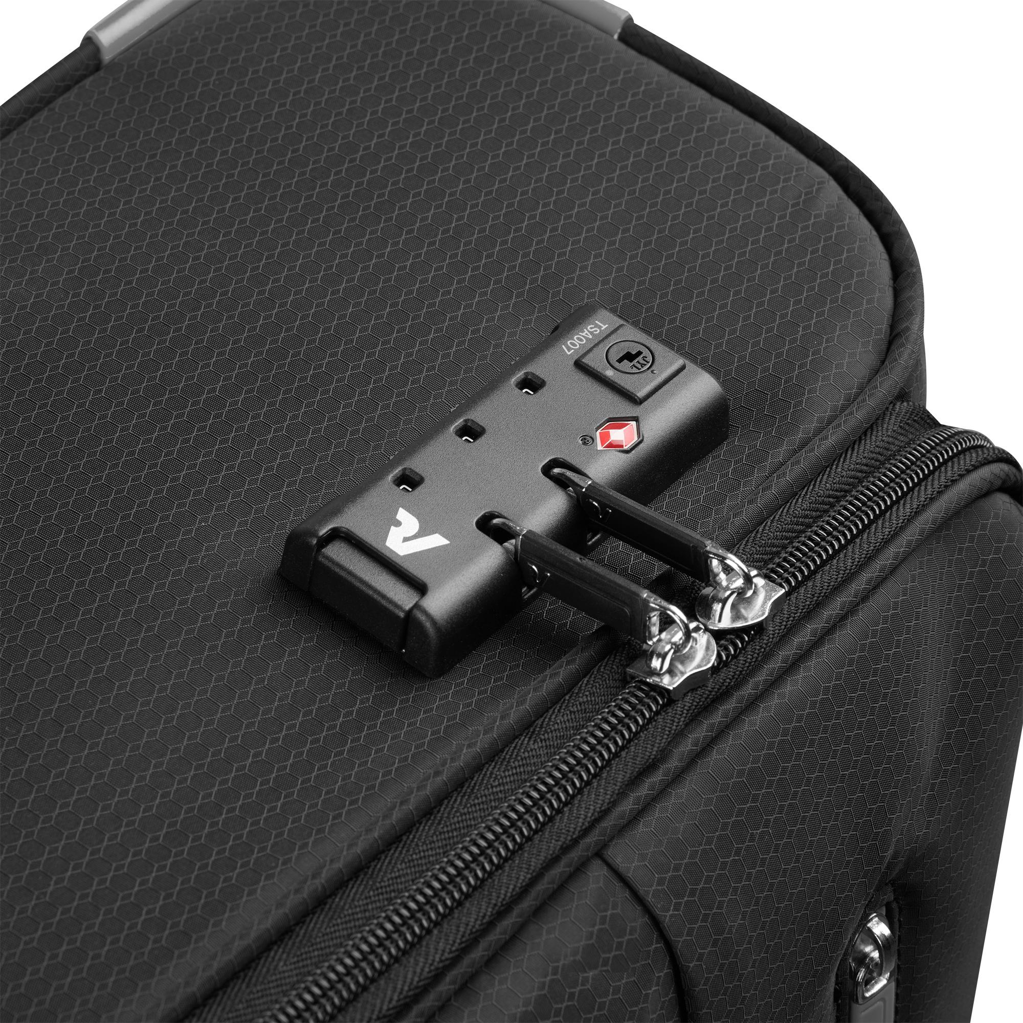 Roncato trolley cabina in tessuto "Lite Soft" Nero 414746.81 NERO FUMO