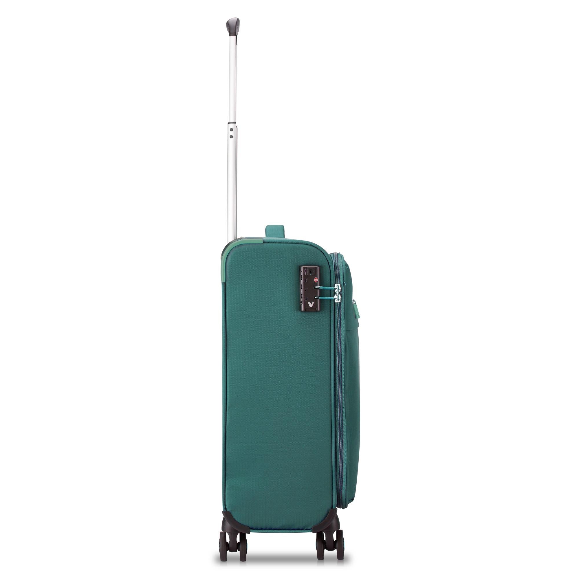 Roncato trolley cabina in tessuto "Lite Soft" Verde 414746.87 BOTTIGLIA