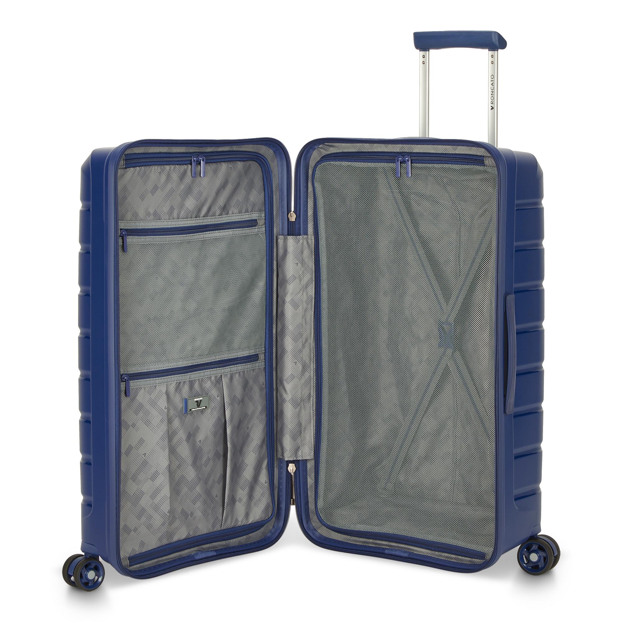 Roncato trolley medio in polipropilene "B-Flying Trunk" Blu 417987.23 NOTTE