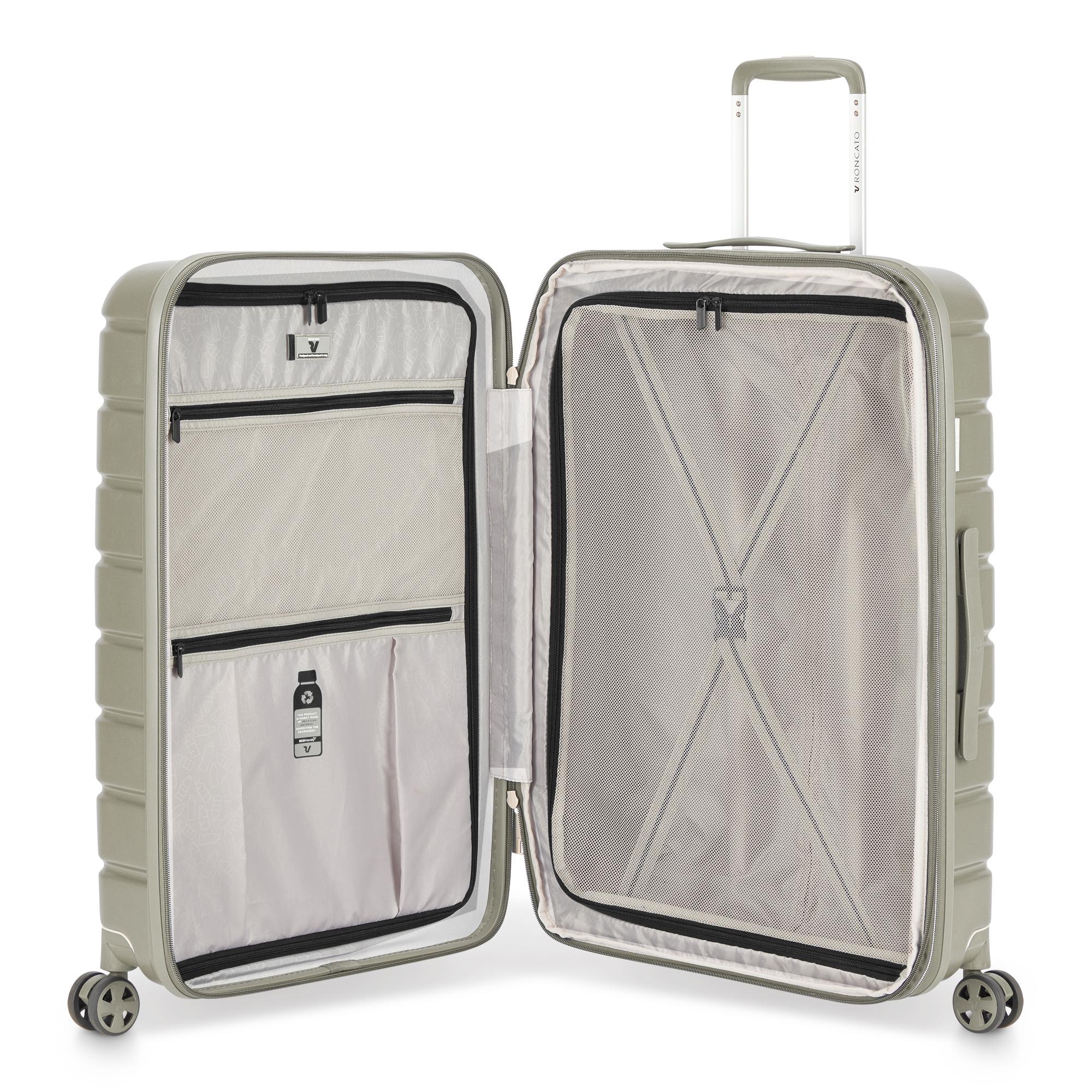 Roncato trolley grande in polipropilene "Relife" Beige 463451.14 SABBIA