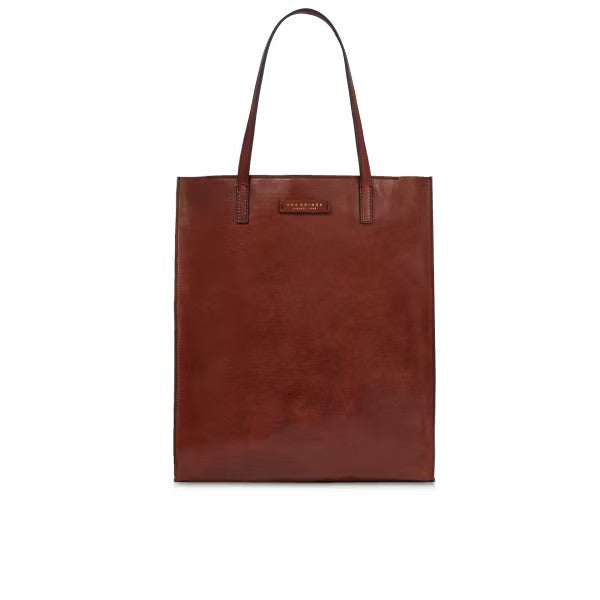 The Bridge borsa shopping in pelle "Mirra" Marrone 04130401.14