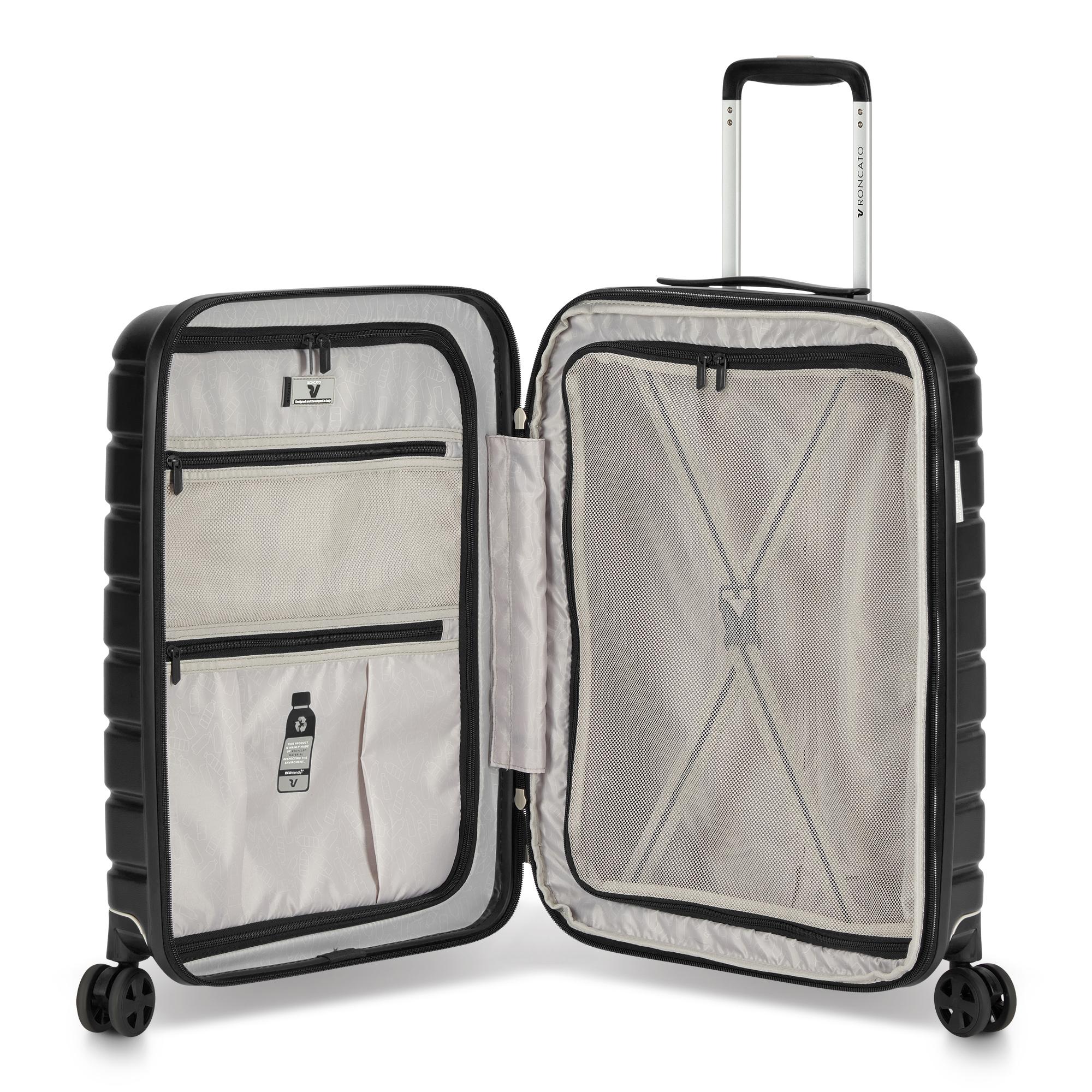 Roncato trolley cabina in polipropilene "Relife" Nero 463453.01 NERO
