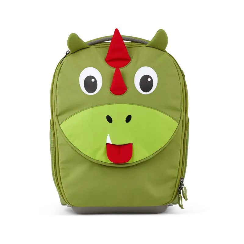 AFFENZAHN trolley kids in tessuto Verde TROLLEY.DRAGO