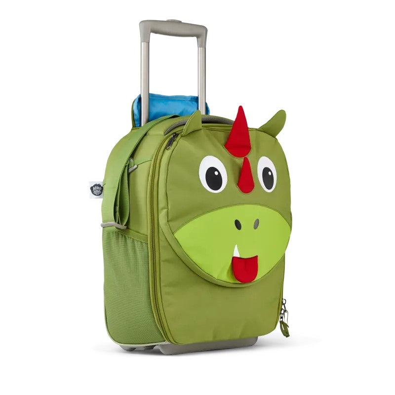 AFFENZAHN trolley kids in tessuto Verde TROLLEY.DRAGO