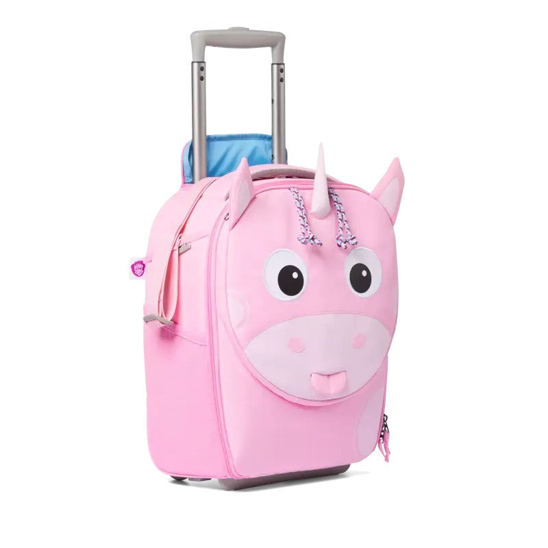 AFFENZAHN trolley kids in tessuto Rosa TROLLEY.UNICORNO