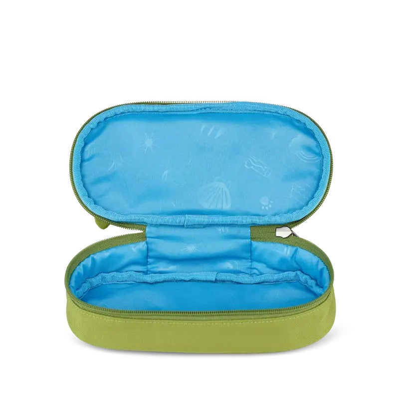 AFFENZAHN astuccio kids in tessuto Verde ASTUCCIO.DRAGO