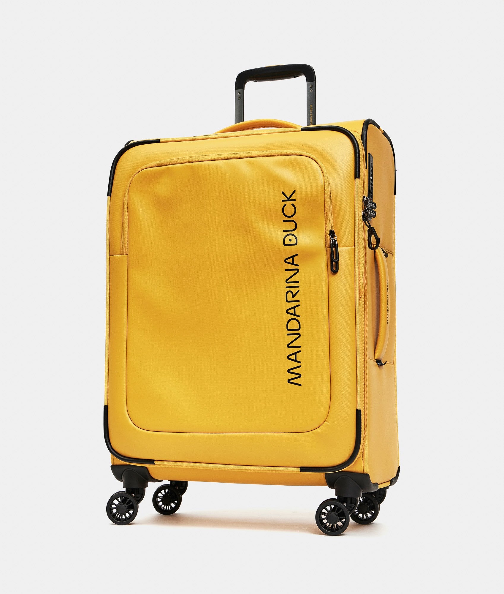 Mandarina Duck trolley medio espandibile in tessuto "Eco Coated" Giallo OSV03.05J DUCK YELLOW