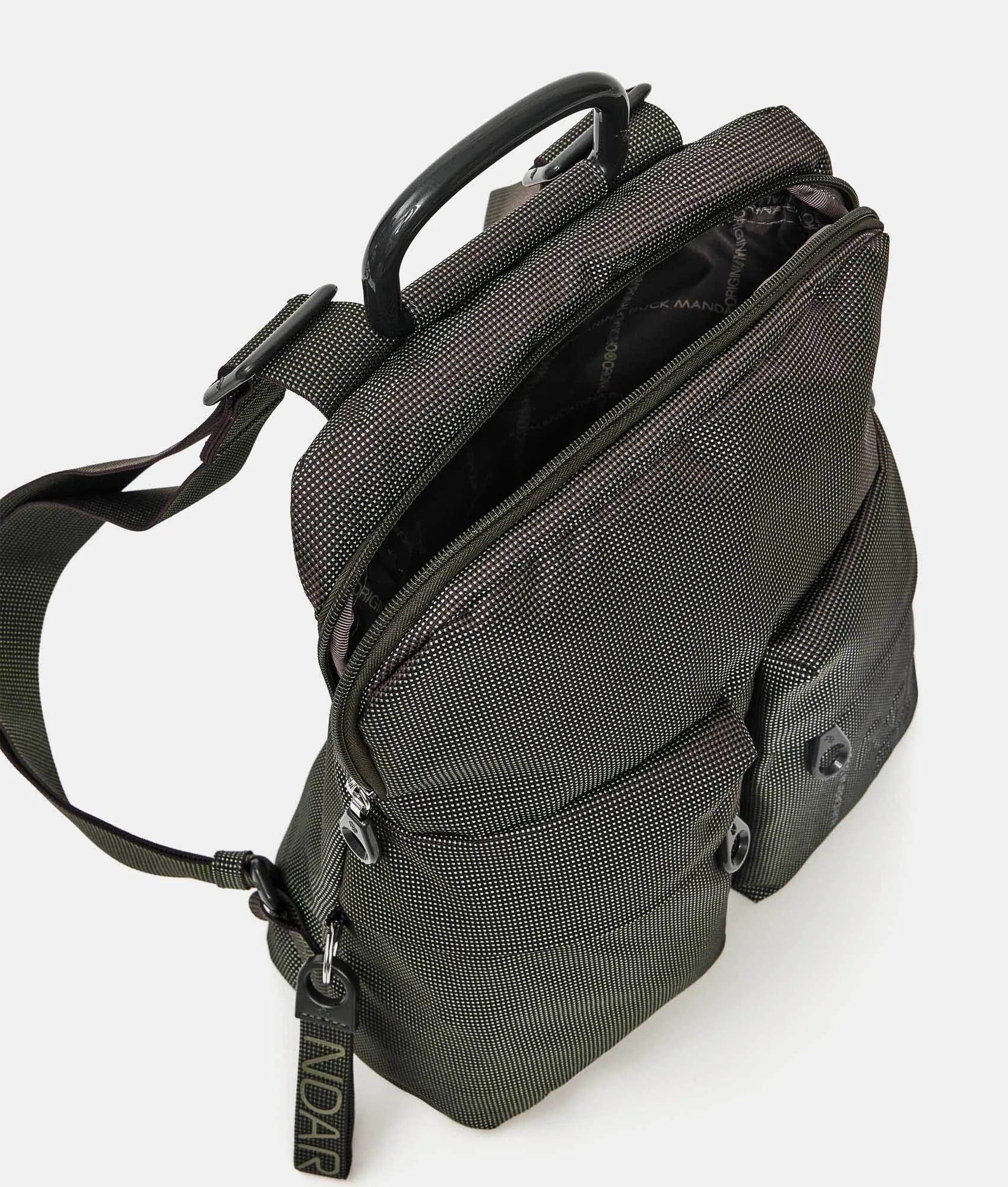 Mandarina Duck zaino in tessuto "Md20" Verde QMTZ4.A44 RAIN FOREST