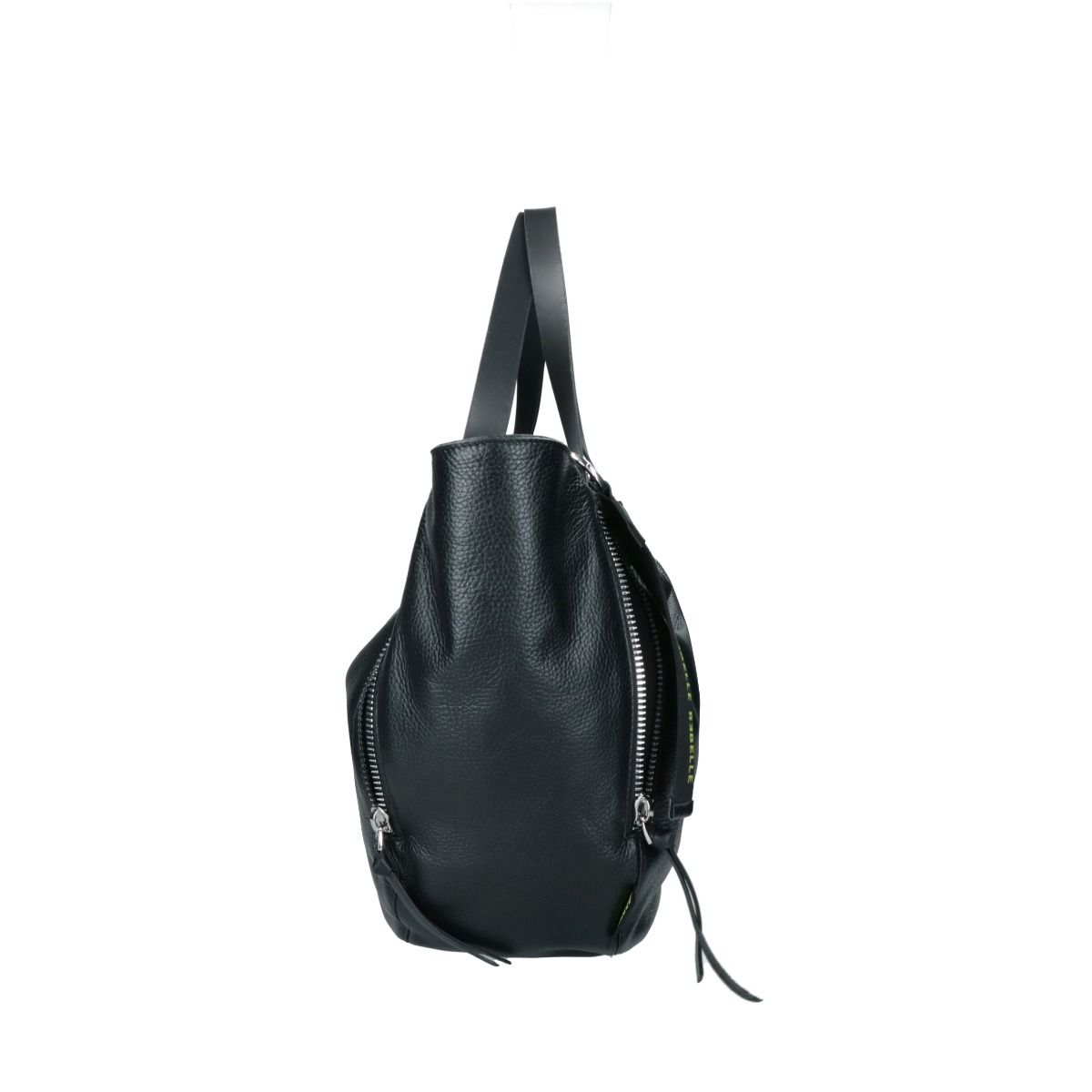 REBELLE borsa shopping in pelle "Guya" Nero 1WR452W4LE0444.BLACK