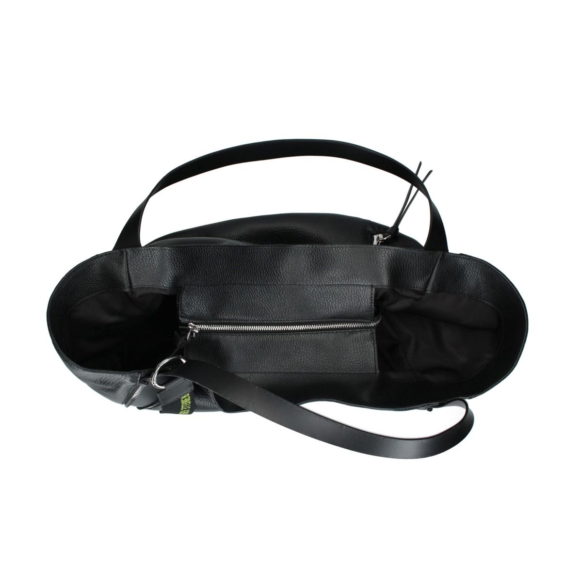 REBELLE borsa shopping in pelle "Guya" Nero 1WR452W4LE0444.BLACK