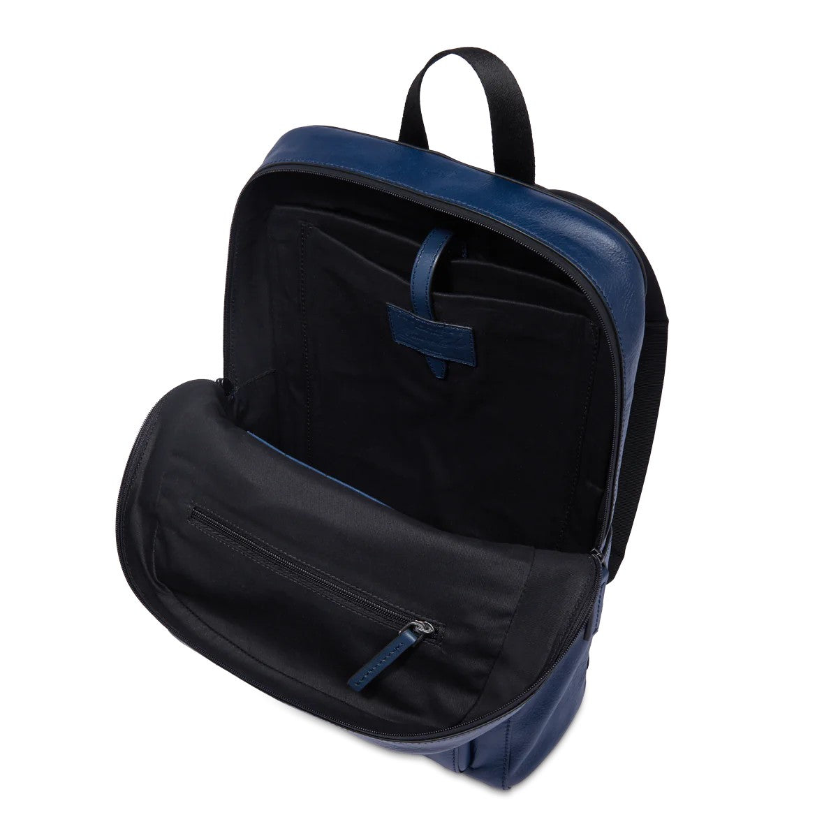 The Bridge zaino in pelle "Damiano" Blu 063403EX.45