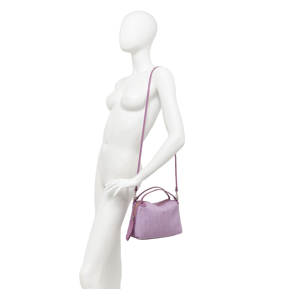 Gianni Chiarini borsa a mano in rafia e pelle "Alifa" Arancione BS8788CST-PL.13309 FLAME ORANG