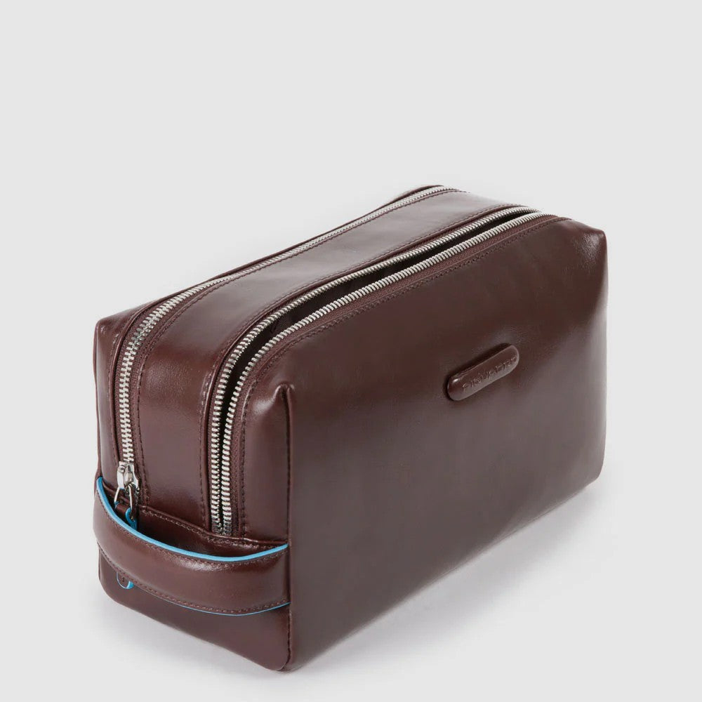 Piquadro beauty in pelle "Blue Square" Marrone BY5011B2.MO