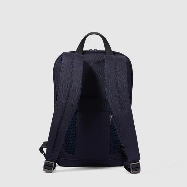 Piquadro zaino in tessuto e pelle "Brief 2 Blu CA6384BR2.BLU